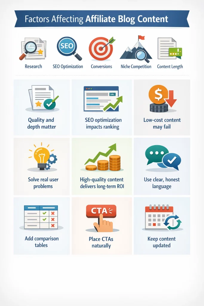 Affiliate Blog Writing Service