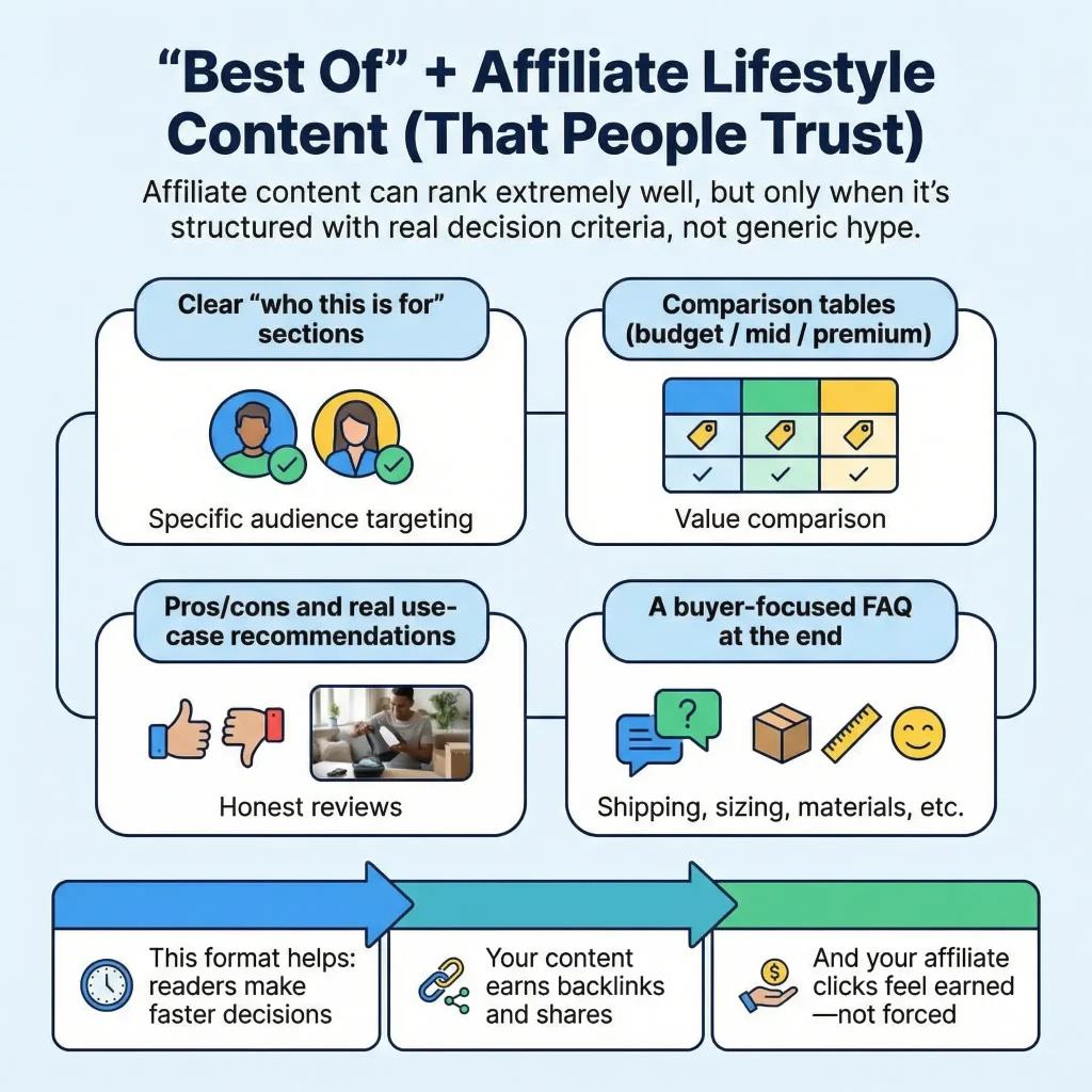 Best Of” - Affiliate-Lifestyle-Content
