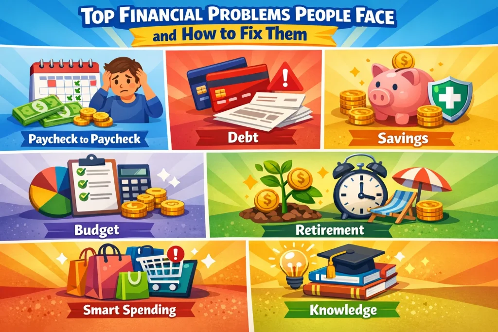 Top Financial Problems People Face and How to Fix Them