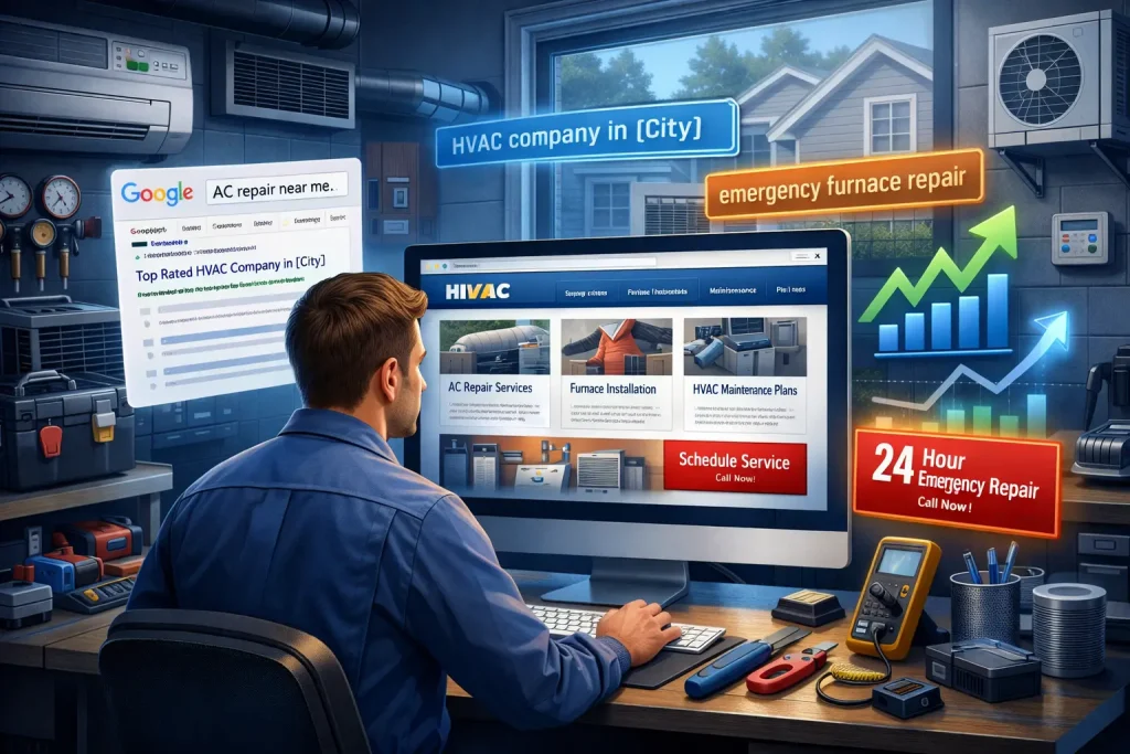 HVAC service SEO