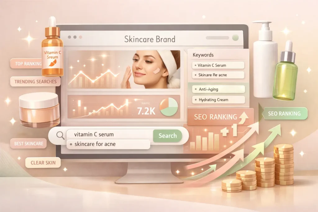 On PAge SEO for skin care brands