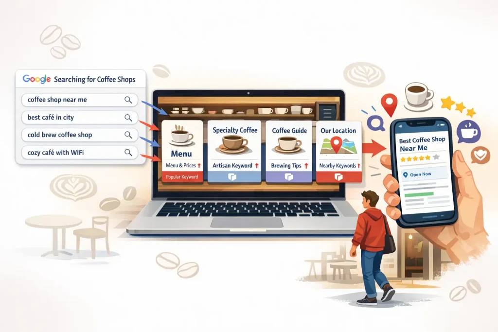 On page SEO for coffee shops