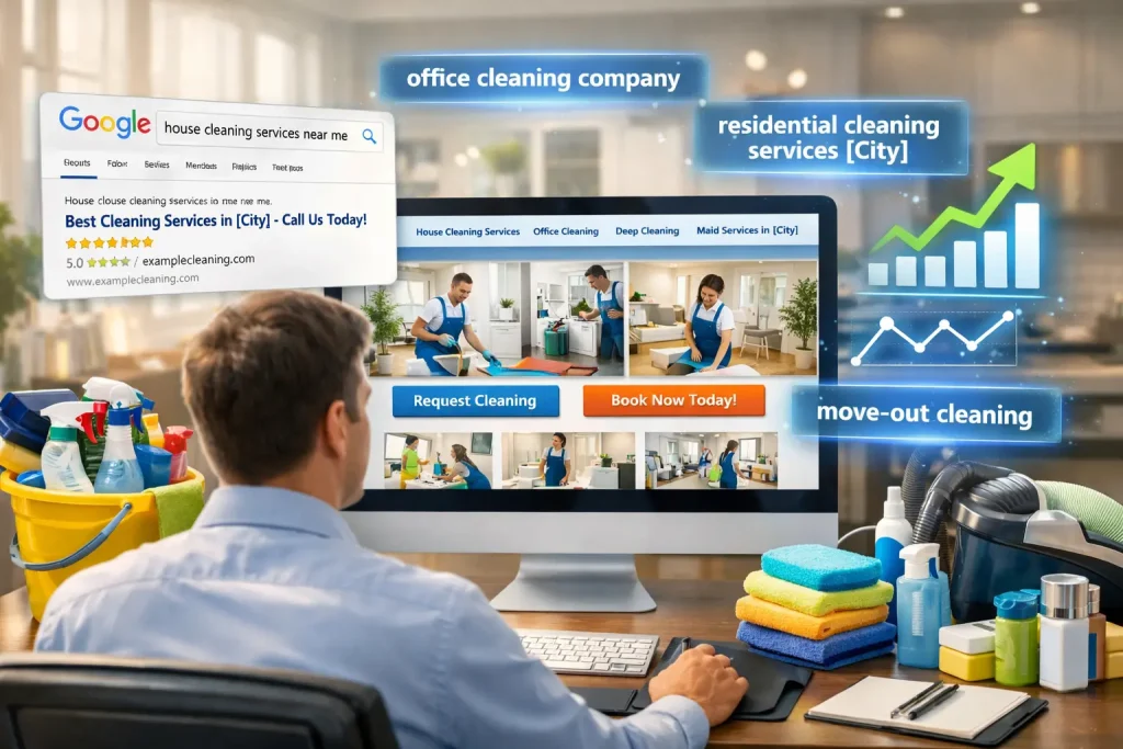 on page SE for cleaing services