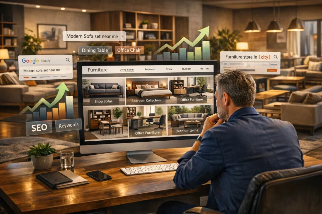 on page SEO for furniture brands