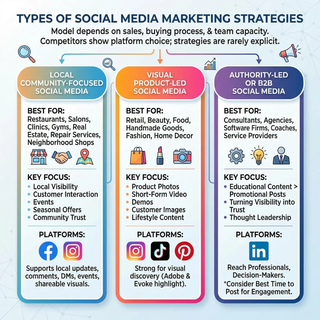Types of Social Media Marketing Strategies