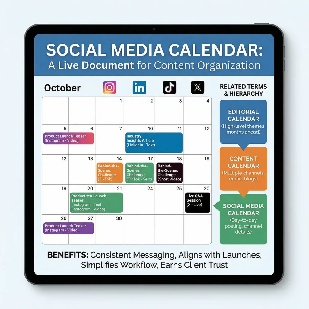What is content calendar