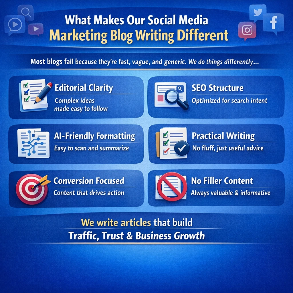 What Makes Our Social Media Marketing Blog Writing Different