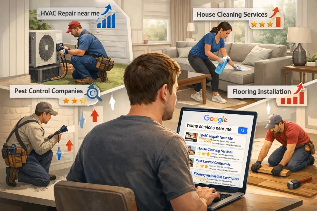 how home service business owners can get more clients from google