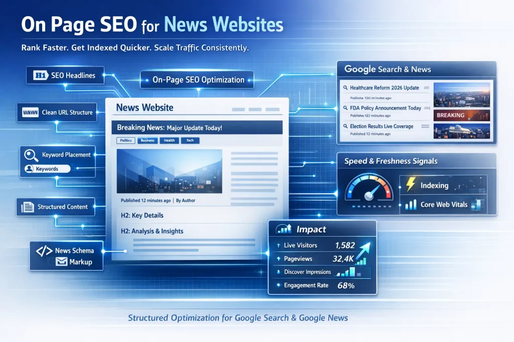 news website on page optimization tactics