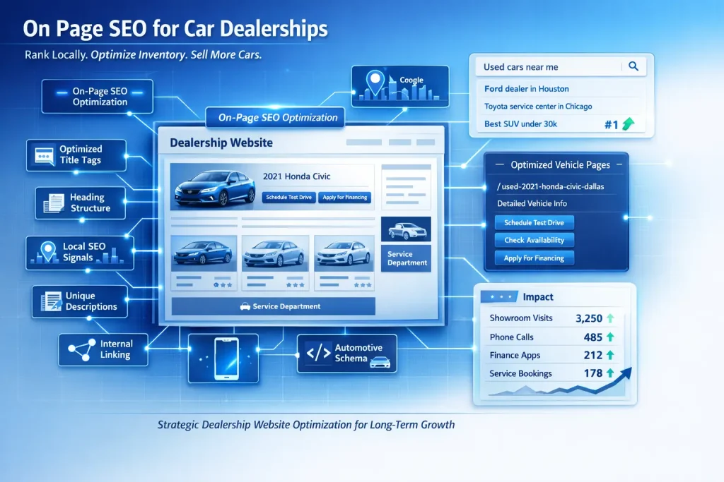 On Page SEO for Auto Dealers