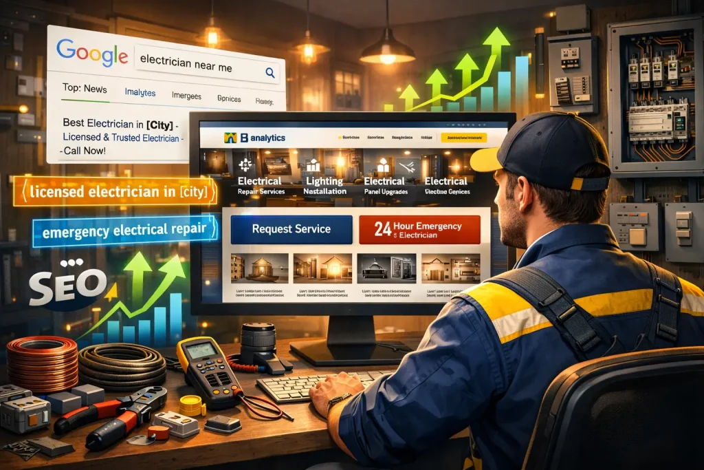 on page SEO for electrical contractors