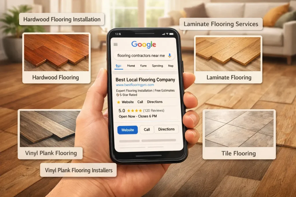 on page SEO for flooring services