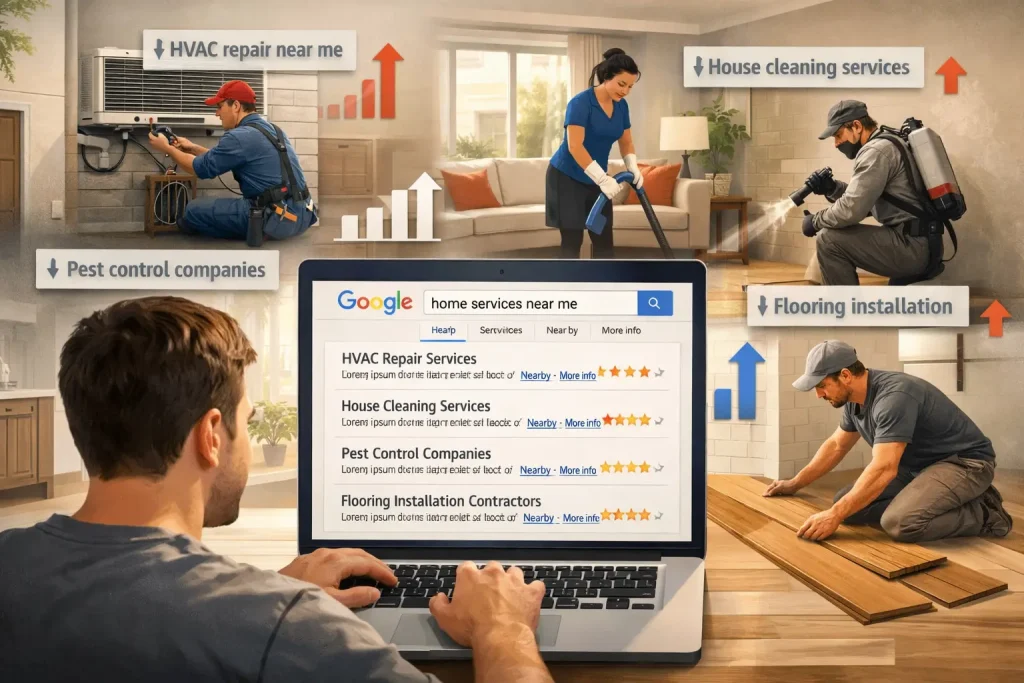 on page SEO for home services