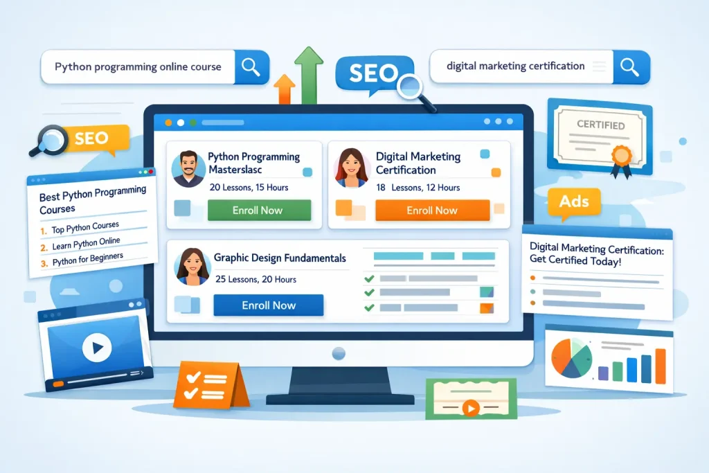 on page SEO for online courses