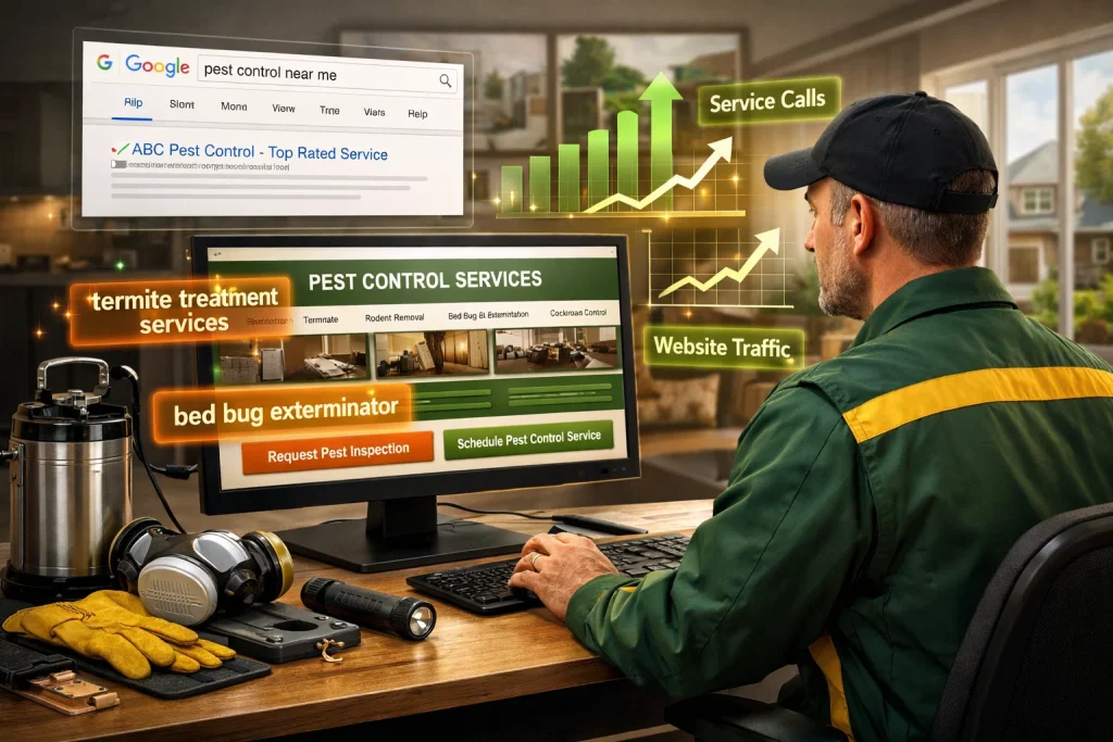 on page SEO for pest control websites