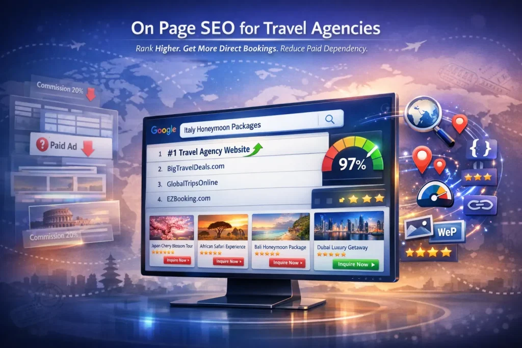 on page SEO guide for travel agencies