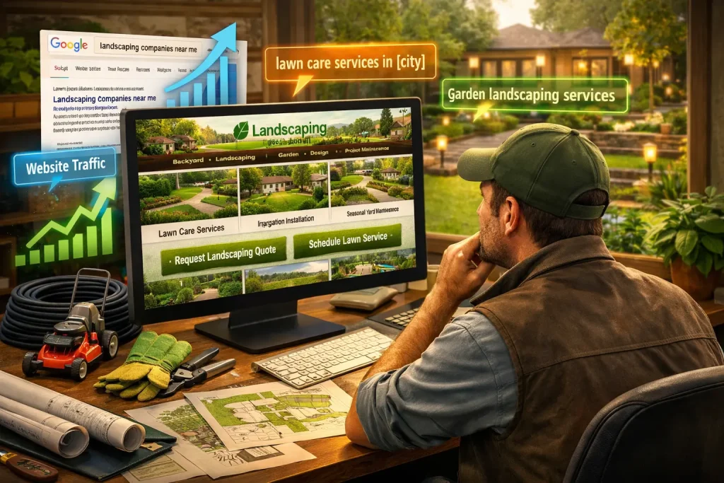 on -page seo for lawn care services