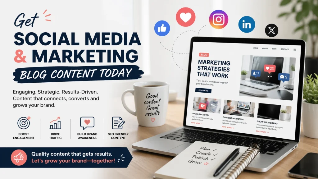 Get Social Media and Marketing Blog Content Today