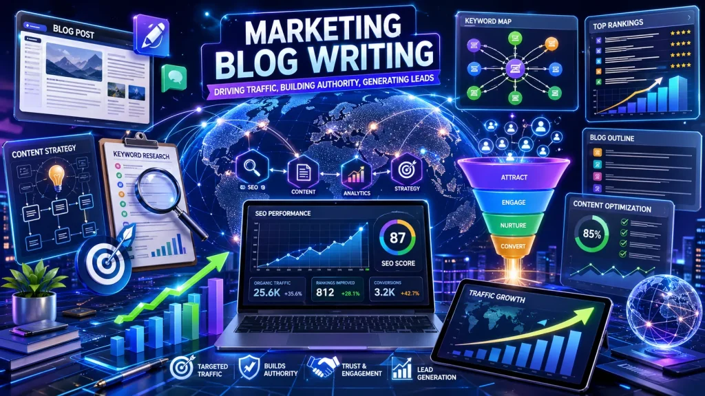 Marketing Blog Writing by SEO Website Content Writer