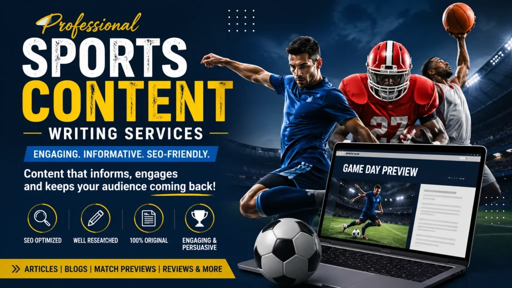 Professional Sports Content Writing Services for Sports Blogs