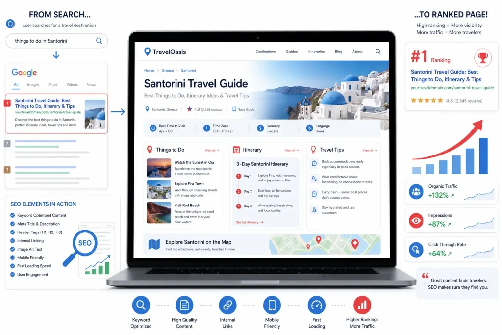 Rank Destination Pages in Google