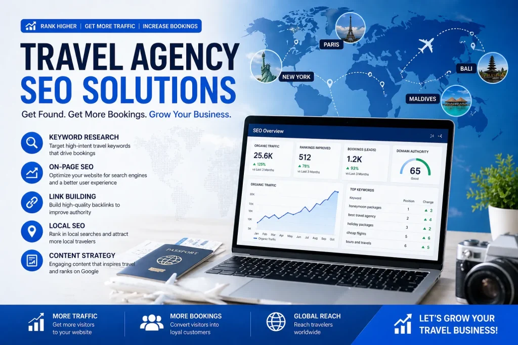 SEO for Travel Agencies: Rank Higher & Get More Bookings