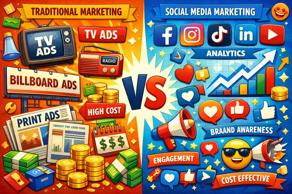 Social Media Marketing Beats Traditional Marketing