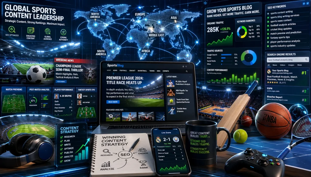 Sports Content Writing Services for Sports Blogs