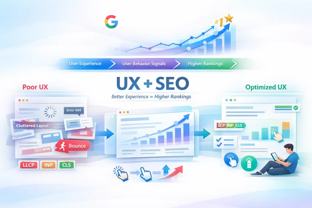 UX effect on SERP Rankings