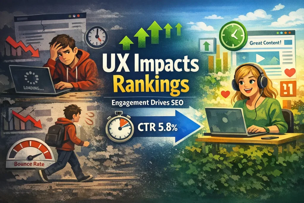 UX impacts on ranking