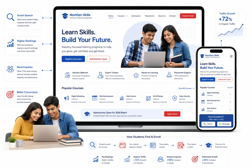 Website Optimization for Skill Development Institutes