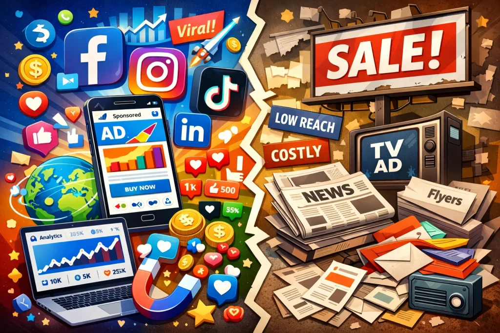 Why Social Media Marketing Beats Traditional Marketing Today