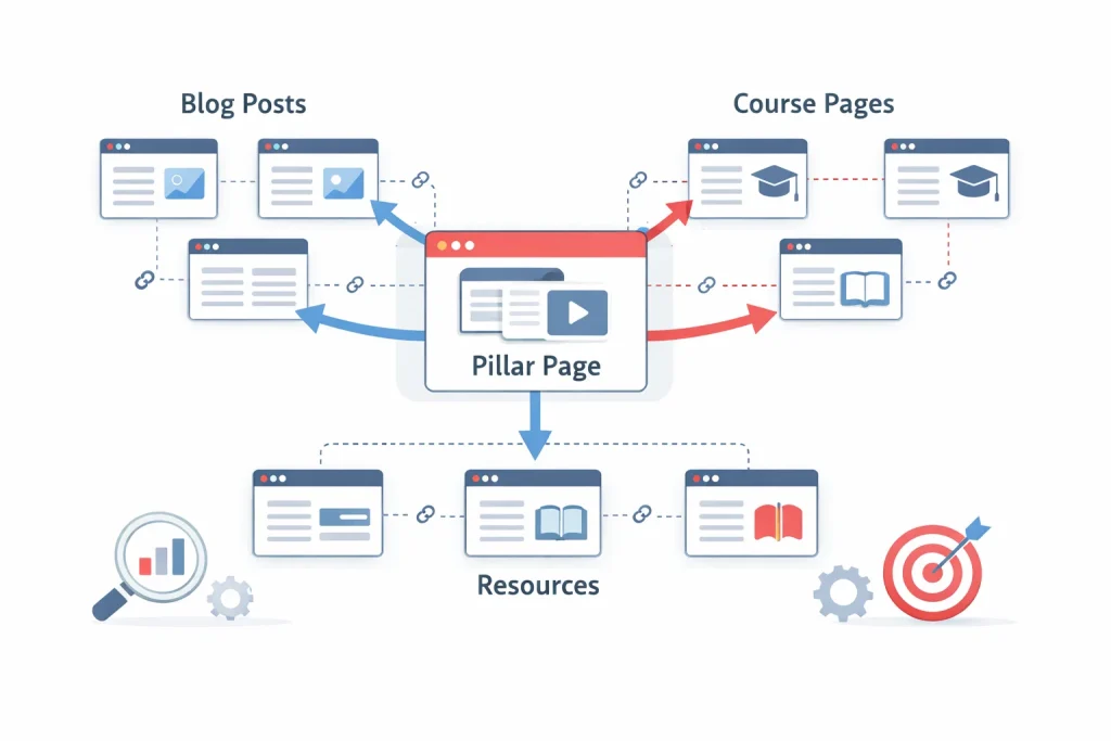 internal linking strategy for educational sites