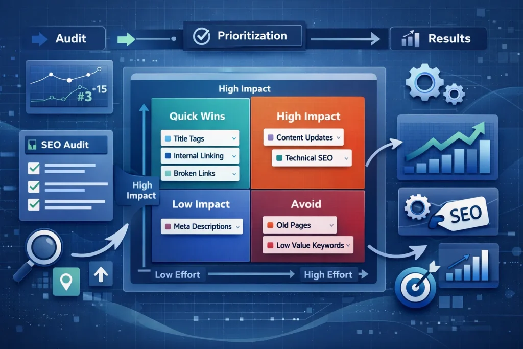 prioritizing on page issue fixing