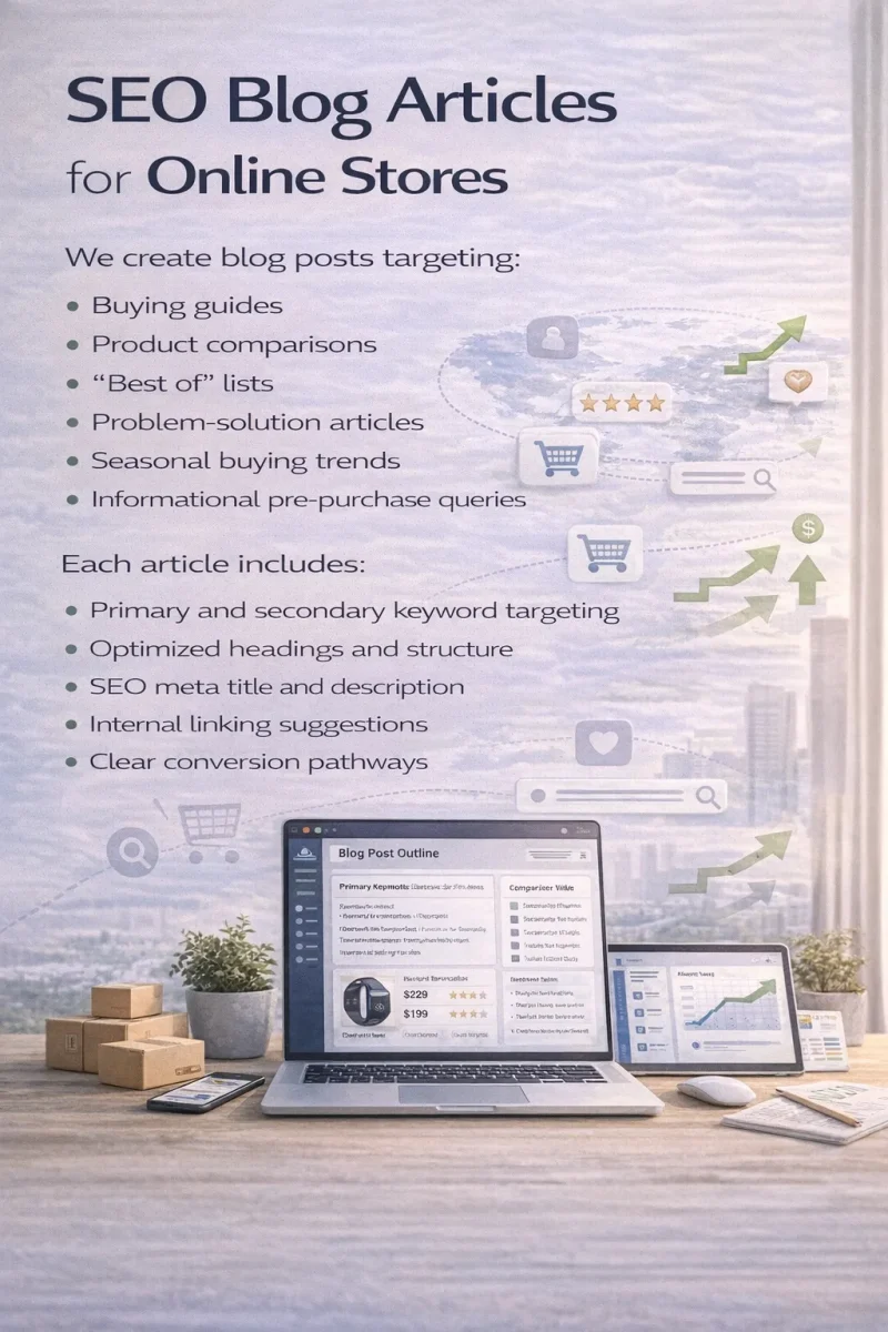 Our Ecommerce Blog Writing Services